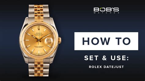 how to set Datejust